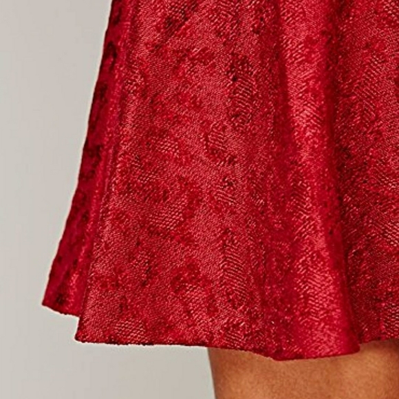 Free People Chenille Woven Cranberry Cheetah Skirt - Picture 9 of 13